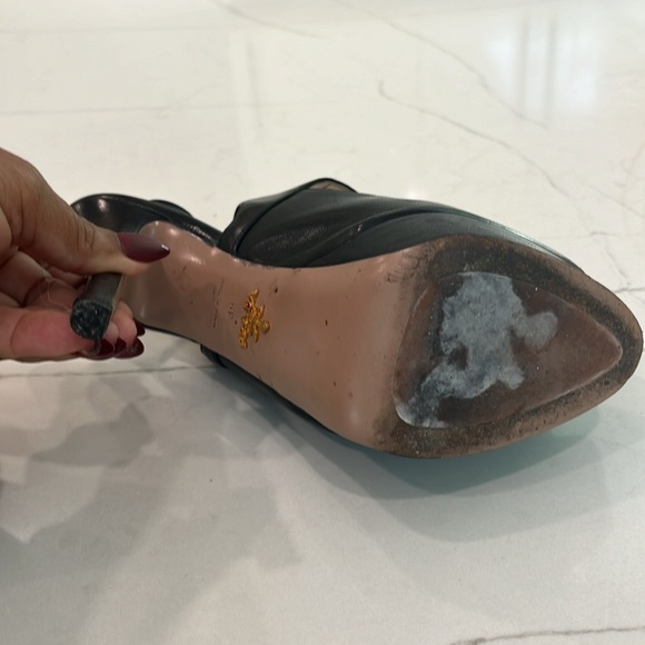 Prada peep toe platform heels - Picture 8 of 10